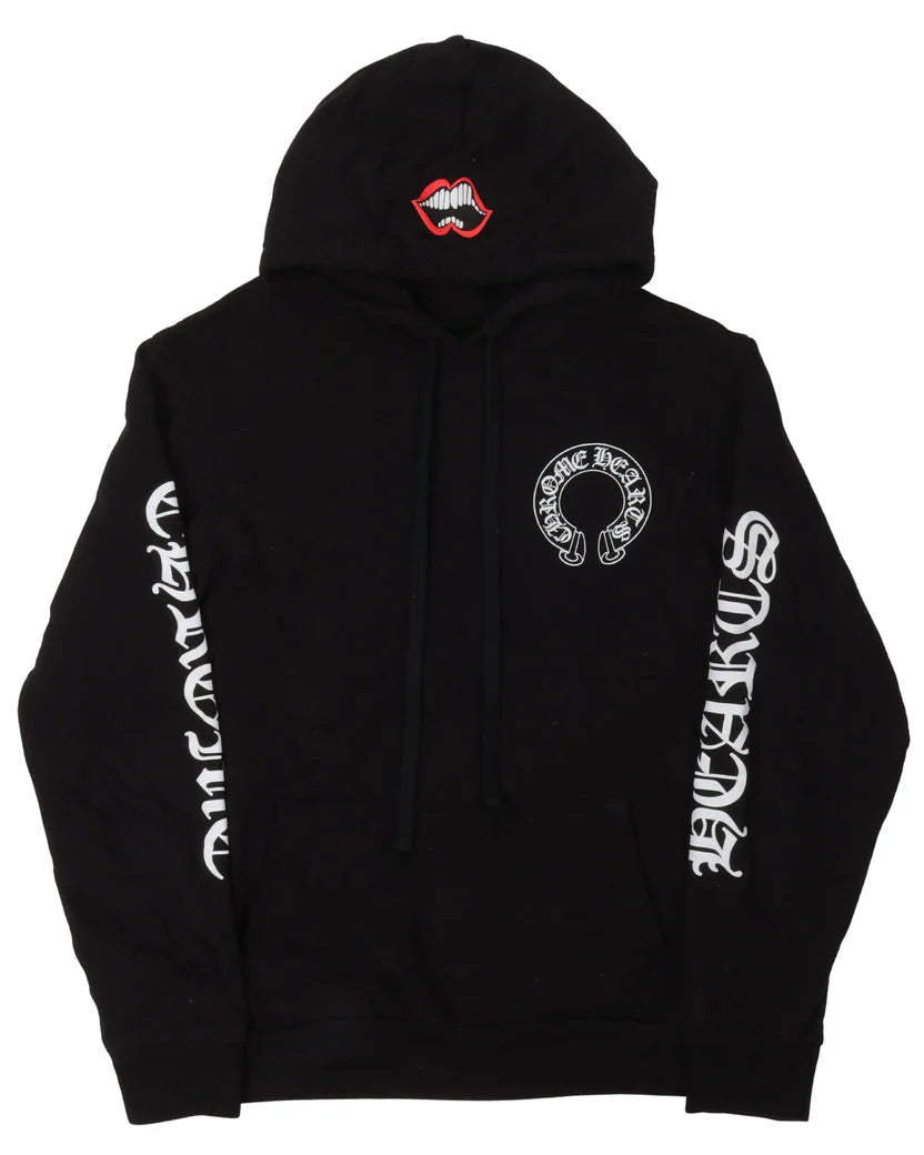 Chrome Hearts Matty Boy Chomper Horseshoe Hoodie - Black - Grails SF