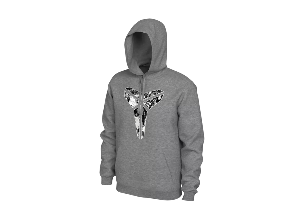 Nike Kobe Bryant Los Angeles Lakers Memorial Statue Unveil Pullover Hoodie Gray