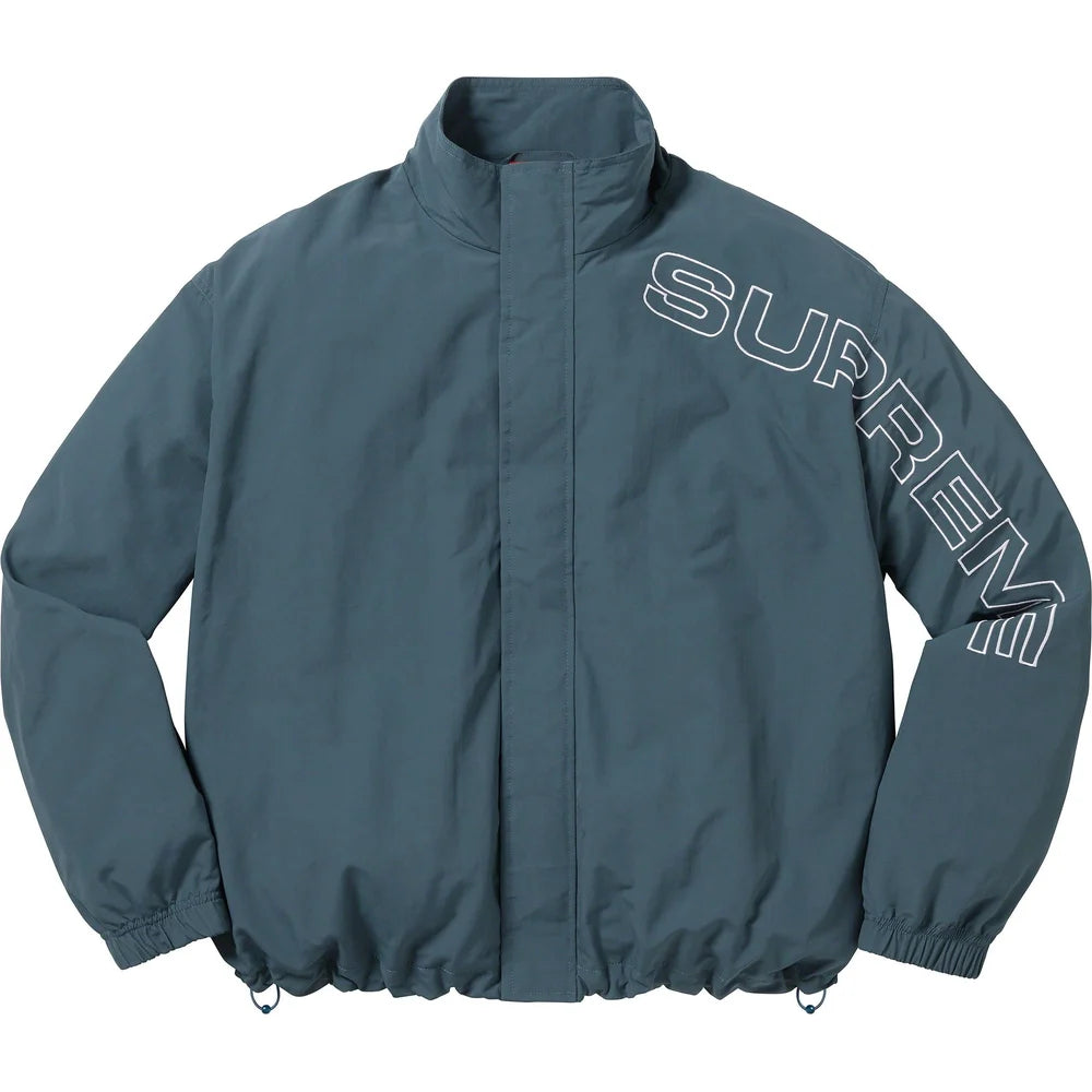 Supreme Spellout Embroidered Track Jacket - Dark Blue Supreme Spellout Embroidered Track Jacket - Dark Blue