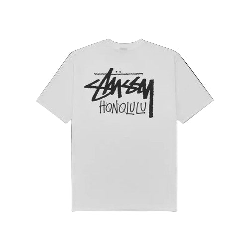 STUSSY STOCK HONOLULU TEE M ホワイト Stussy Honolulu Chapter Tee - White – Grails SF