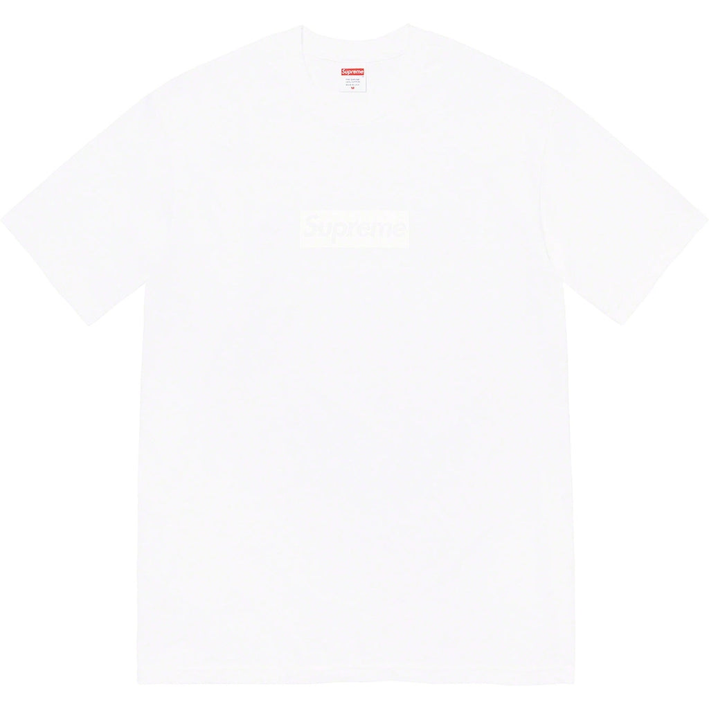 Supreme Tonal Box Logo Tee - White