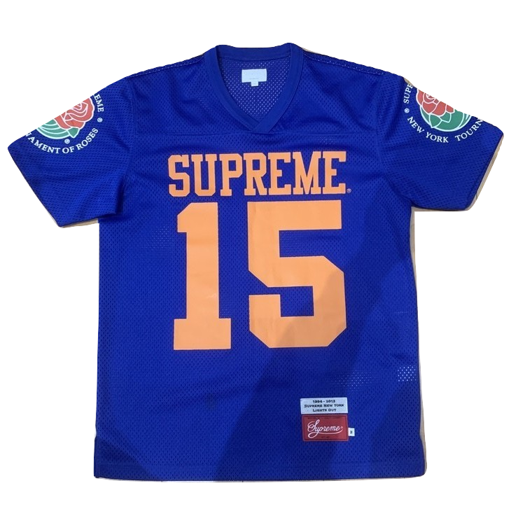 シャツ Supreme Rose Bowl Jersey 2013 Supreme Rose Bowl Jersey 2013 - Blue - Grails SF