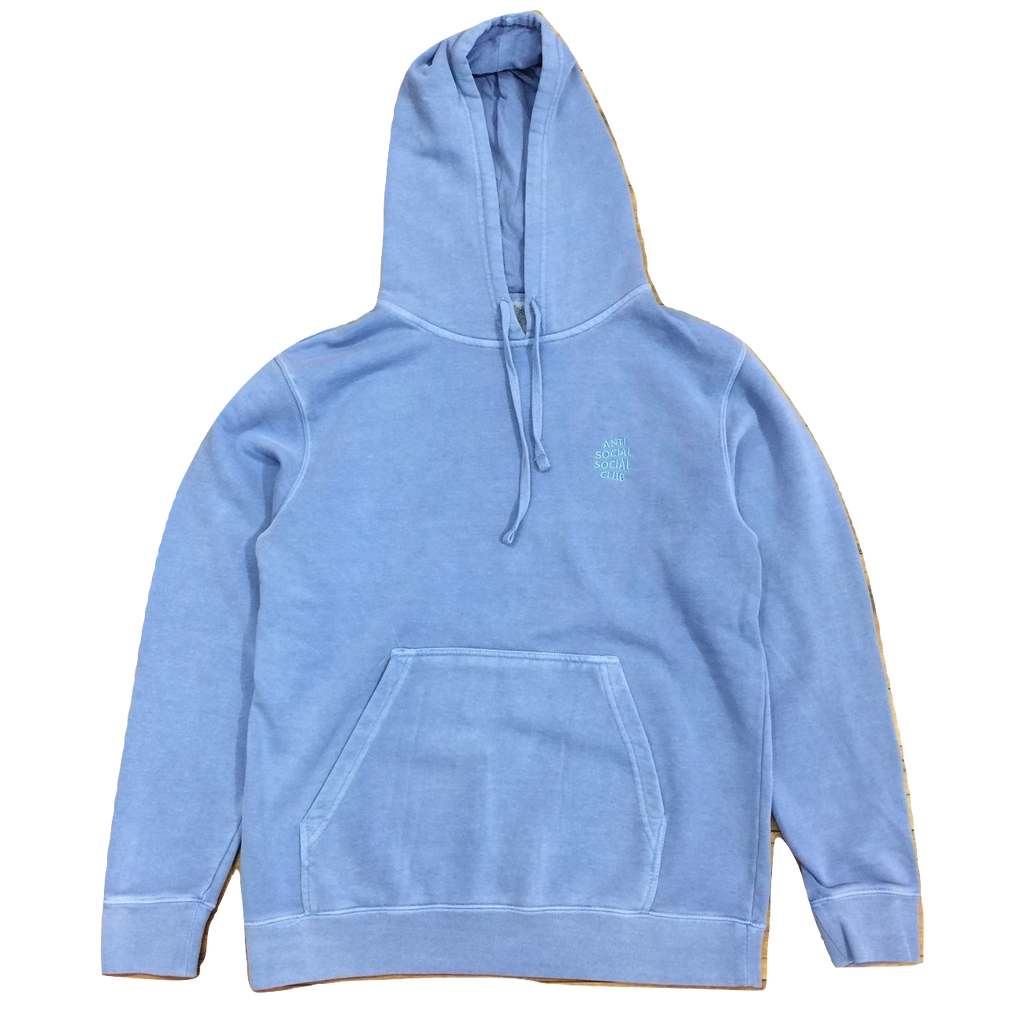 Anti Social Social Club Seeing Double Hoodie Baby Blue Used Grails SF