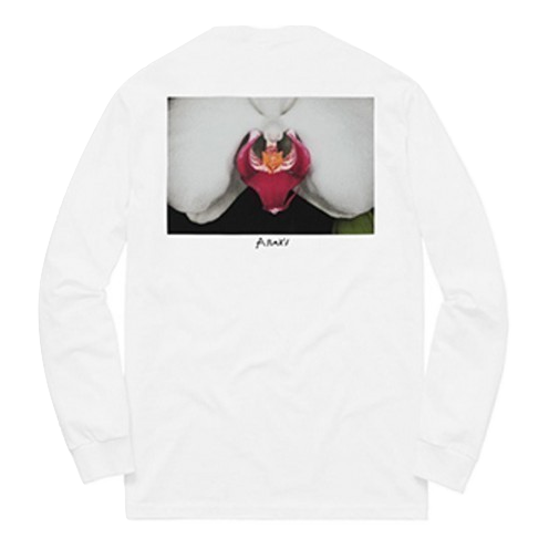 Supreme Araki Orchid LS Tee White Grails SF