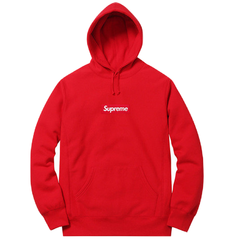 supreme box logo hoodie grey sweatshirt M fw16