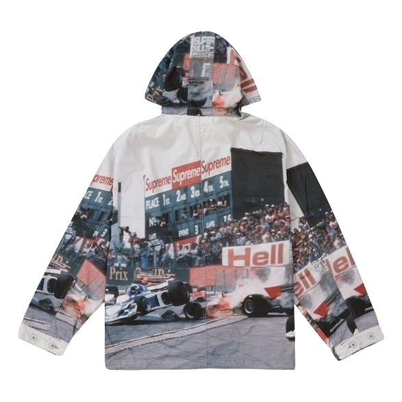 Supreme grand prix parka multicolor clearance