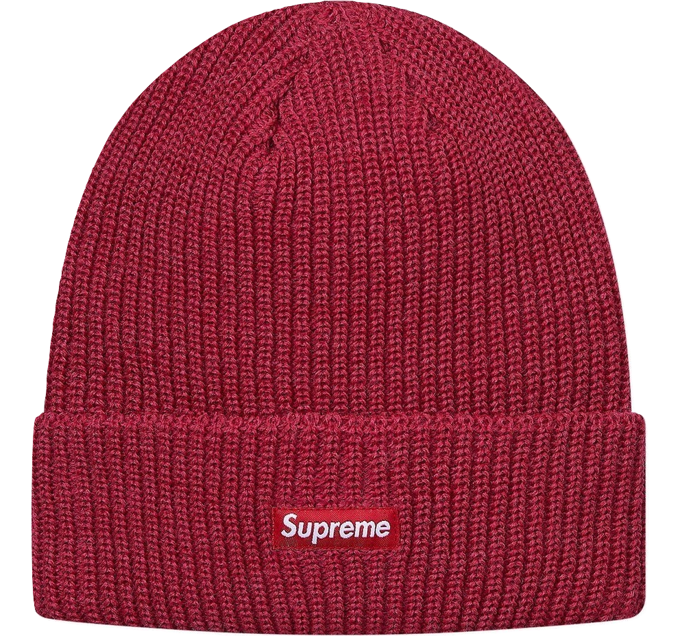 Supreme heather sales loose gauge beanie