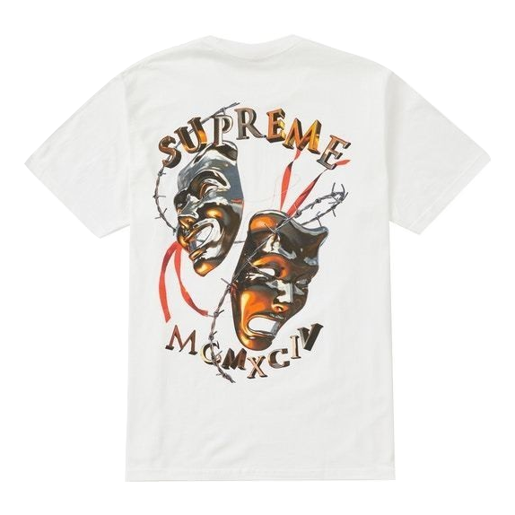 Supreme Laugh Now Tee White Grails SF