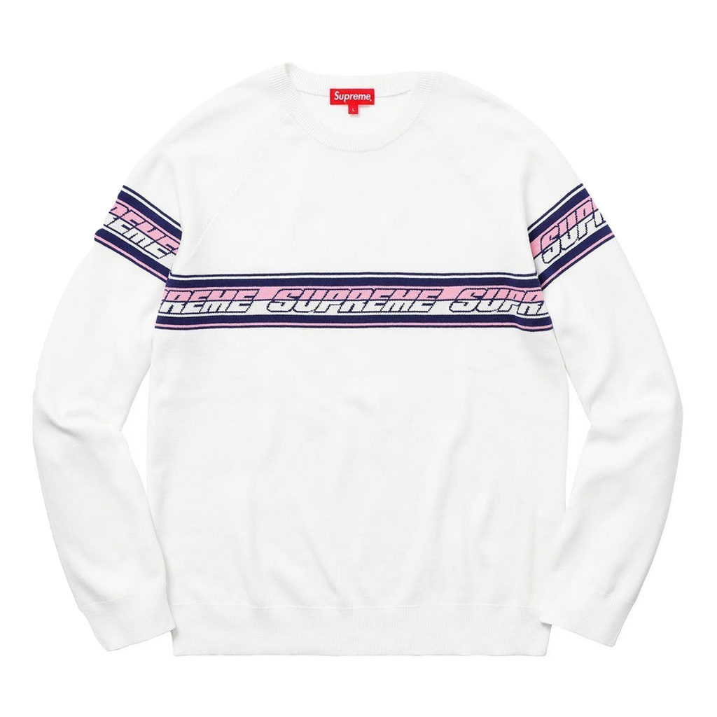 Supreme striped sweater shop