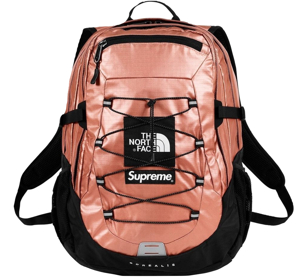 Supreme X The North Face Metallic Borealis Backpack Rose Gold Grails SF