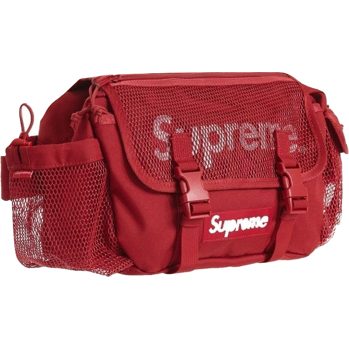 Supreme Mesh Waist Bag SS20 - Dark Red – Grails SF