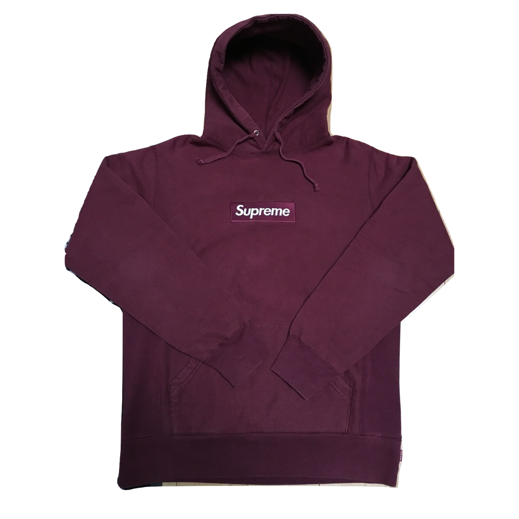 Maroon supreme 2025 hoodie