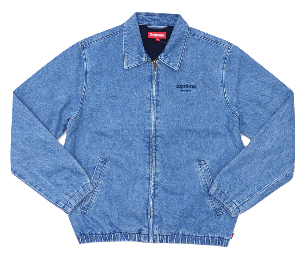 最終値下げSUPREME DENIM HARRINGTON JACKET Supreme Denim Harrington Jacket – Grails SF
