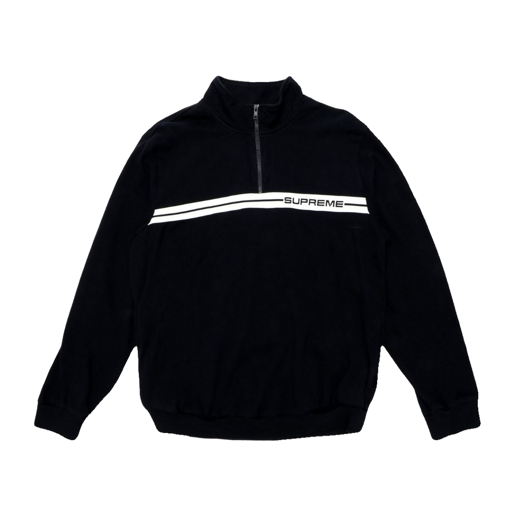 Supreme Half Zip Warm Up Black Grails SF