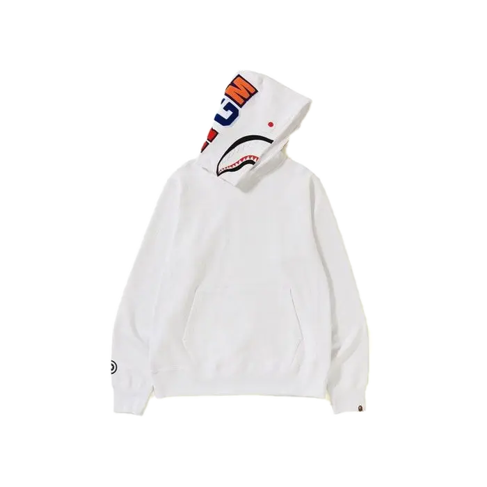 A Bathing Ape Shark Pullover Hoodie - White – Grails SF