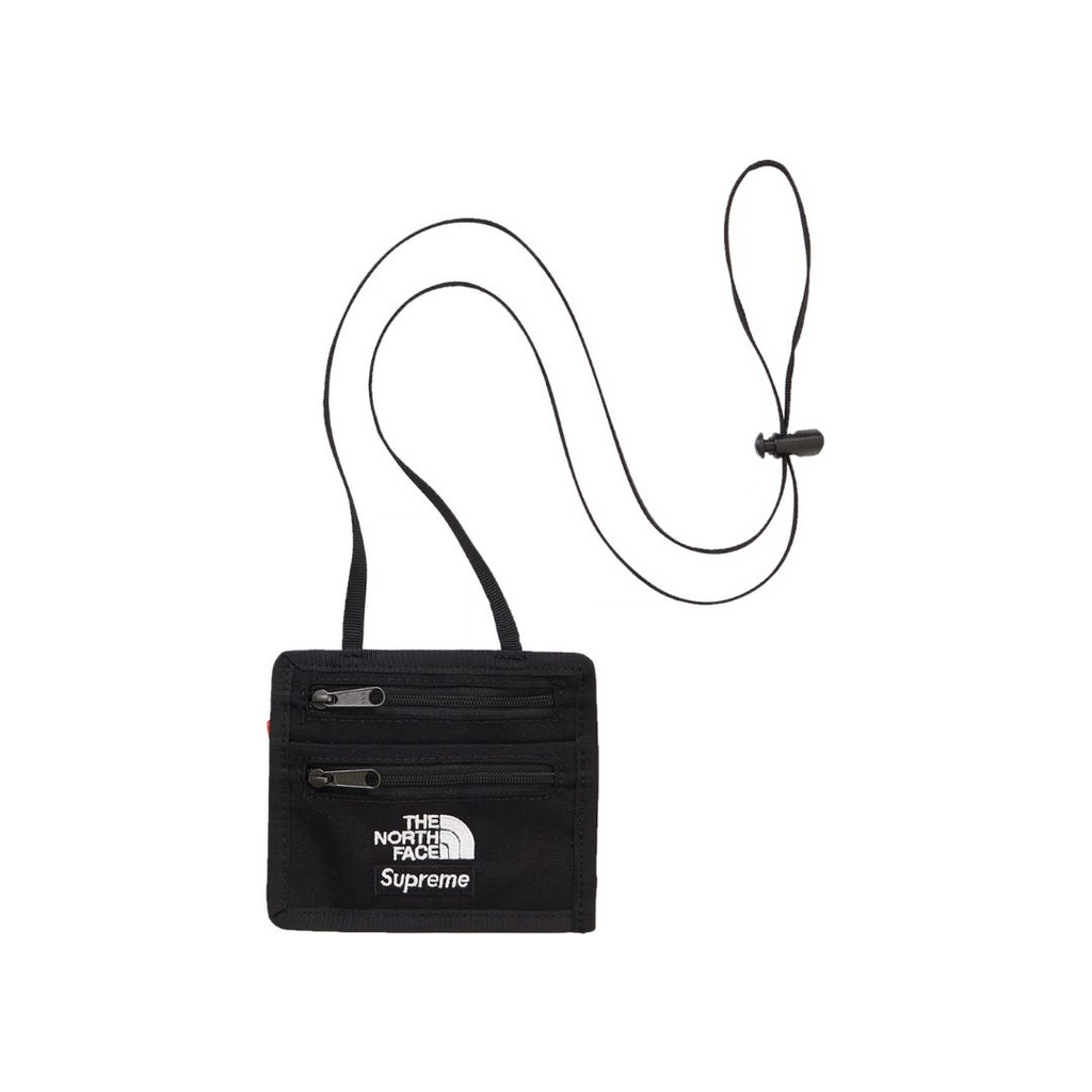Supreme the north face expedition travel wallet black deals