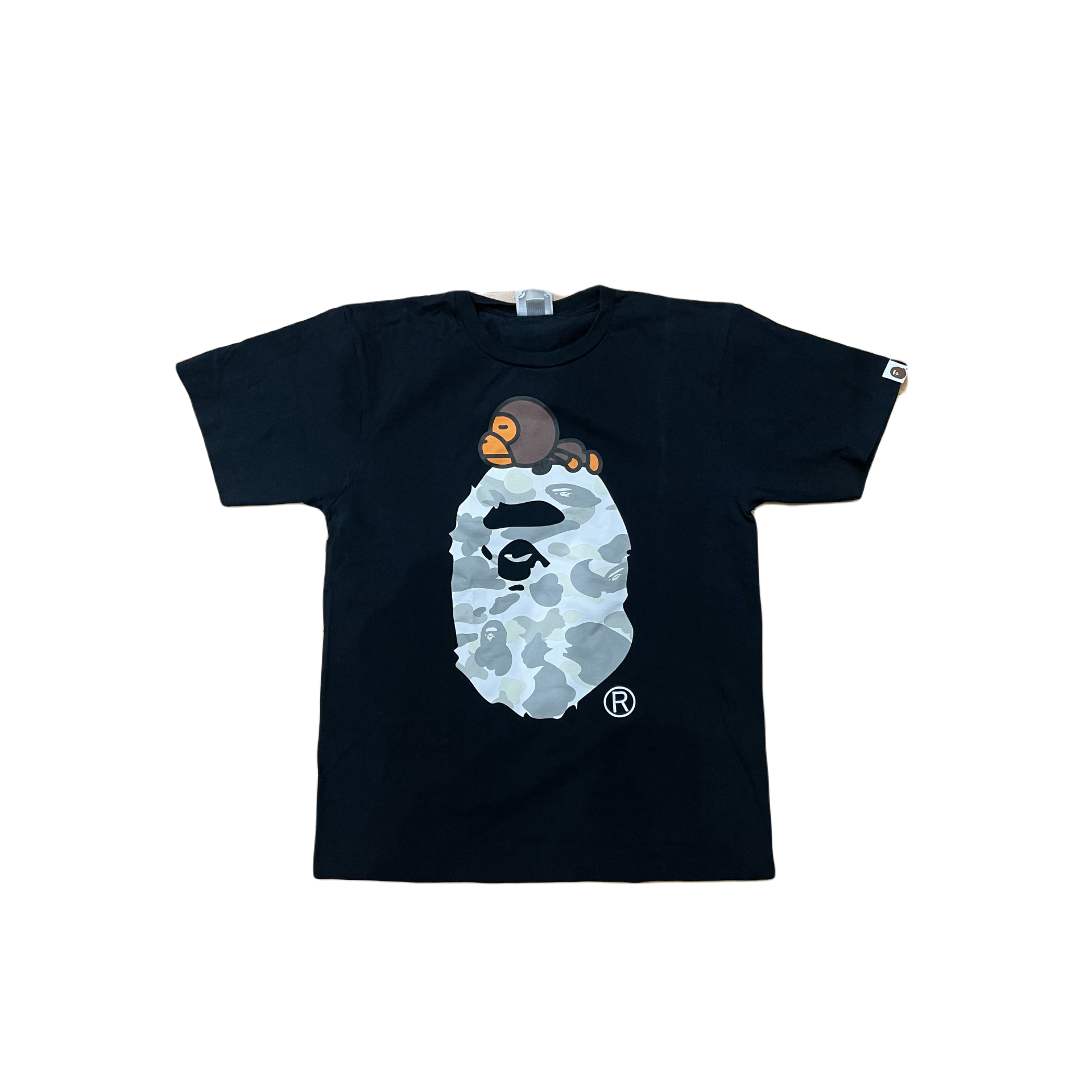 A Bathing Ape Baby Milo Sleep on City Camo Big Ape Head Tee 