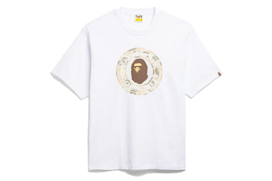 Bape x Highsnobiety Camo Busy Works Tee - White Bape