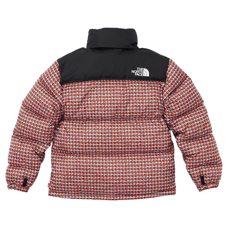 Supreme x The North Face Studded Nuptse Jacket - Red Supreme