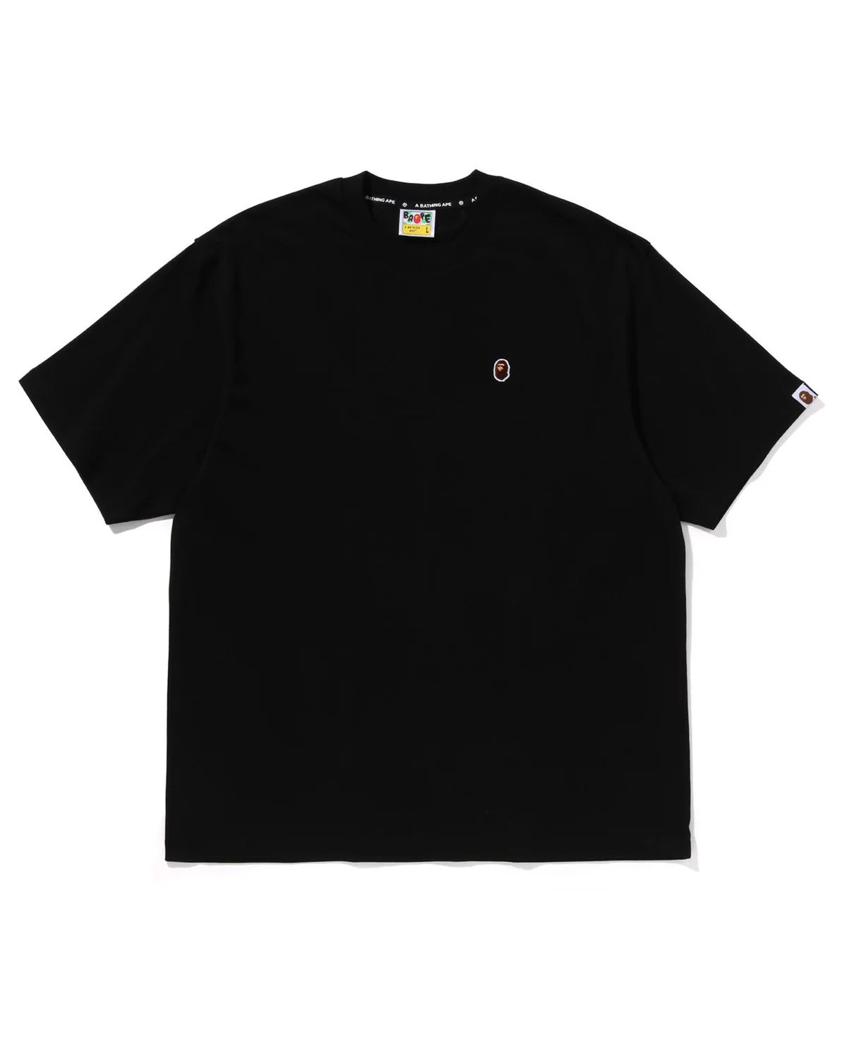 A Bathing Ape Head One Point Tee - Black - Used Bape
