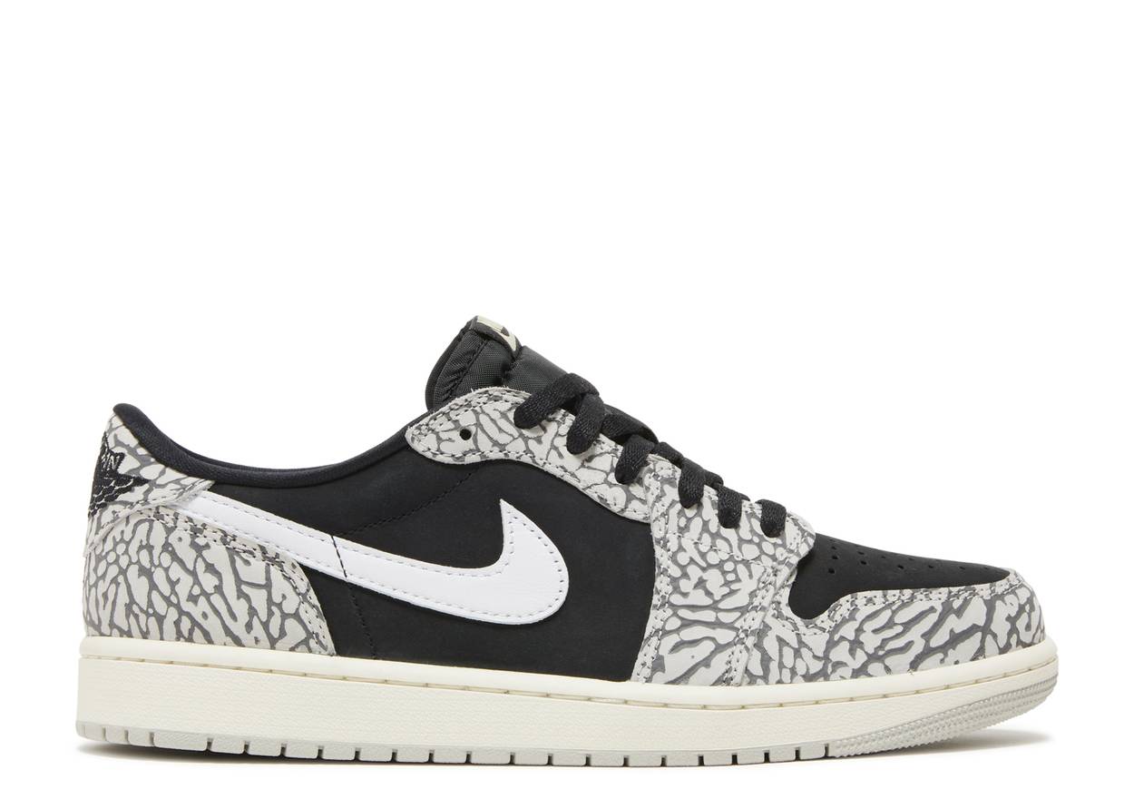 Air Jordan 1 Retro Low OG - Black Cement - Used