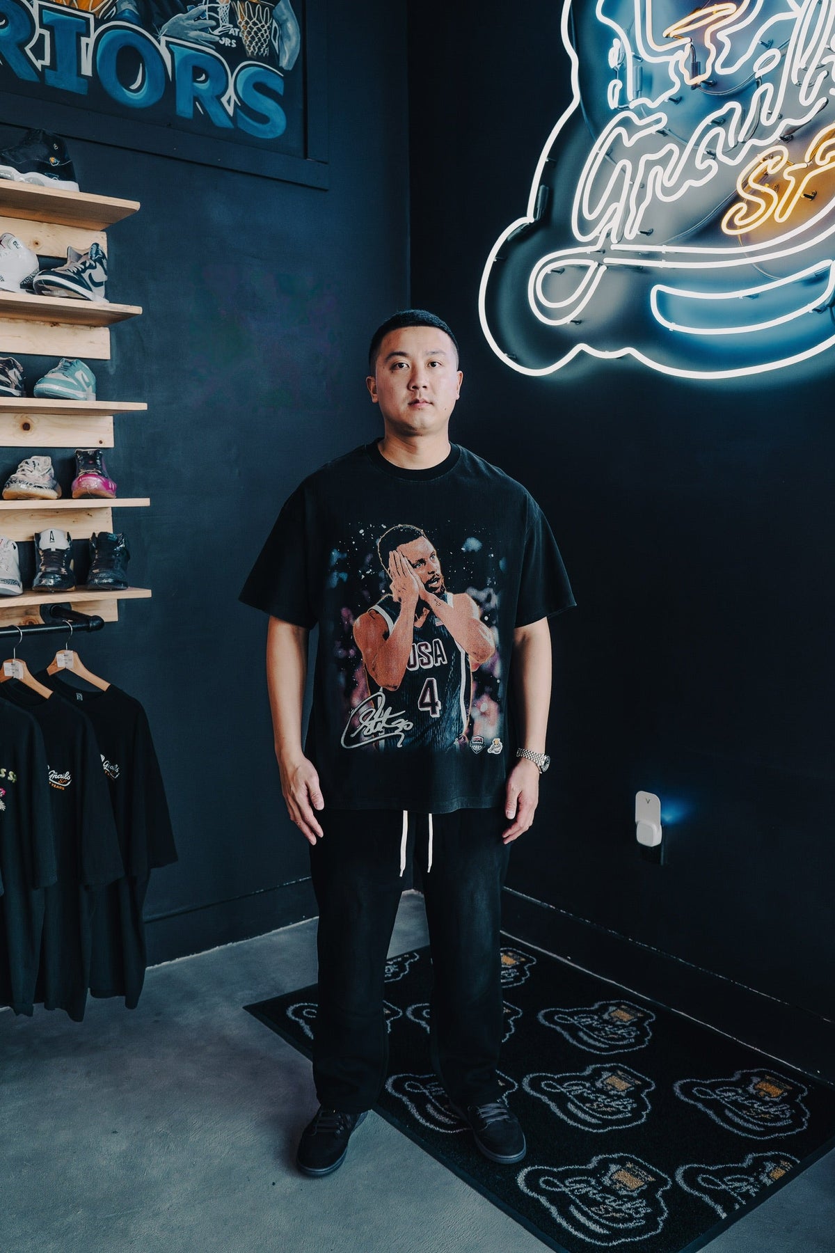Grails SF Night Night Tee Black grails sf