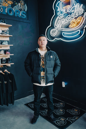 Grails SF Down Jacket Black grails sf