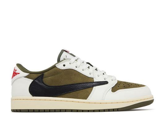 Air Jordan 1 Retro Low OG SP - Travis Scott Medium Olive - Used