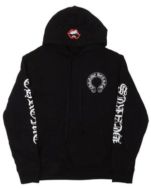 Chrome Hearts Matty Boy Chomper Horseshoe Hoodie - Black - Used Denim Tears