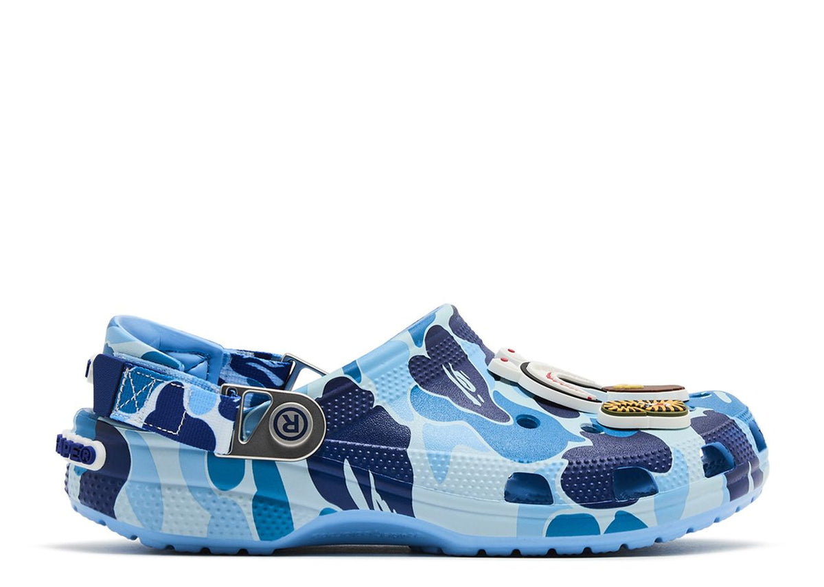 Crocs Classic Clog - A Bathing Ape ABC Camo Blue Crocs