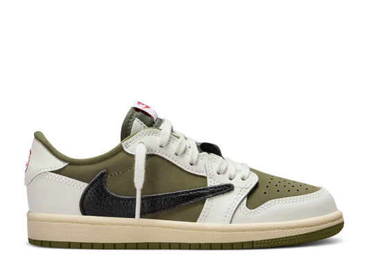 Jordan 1 Retro Low OG SP - Travis Scott Medium Olive (PS) Air Jordan