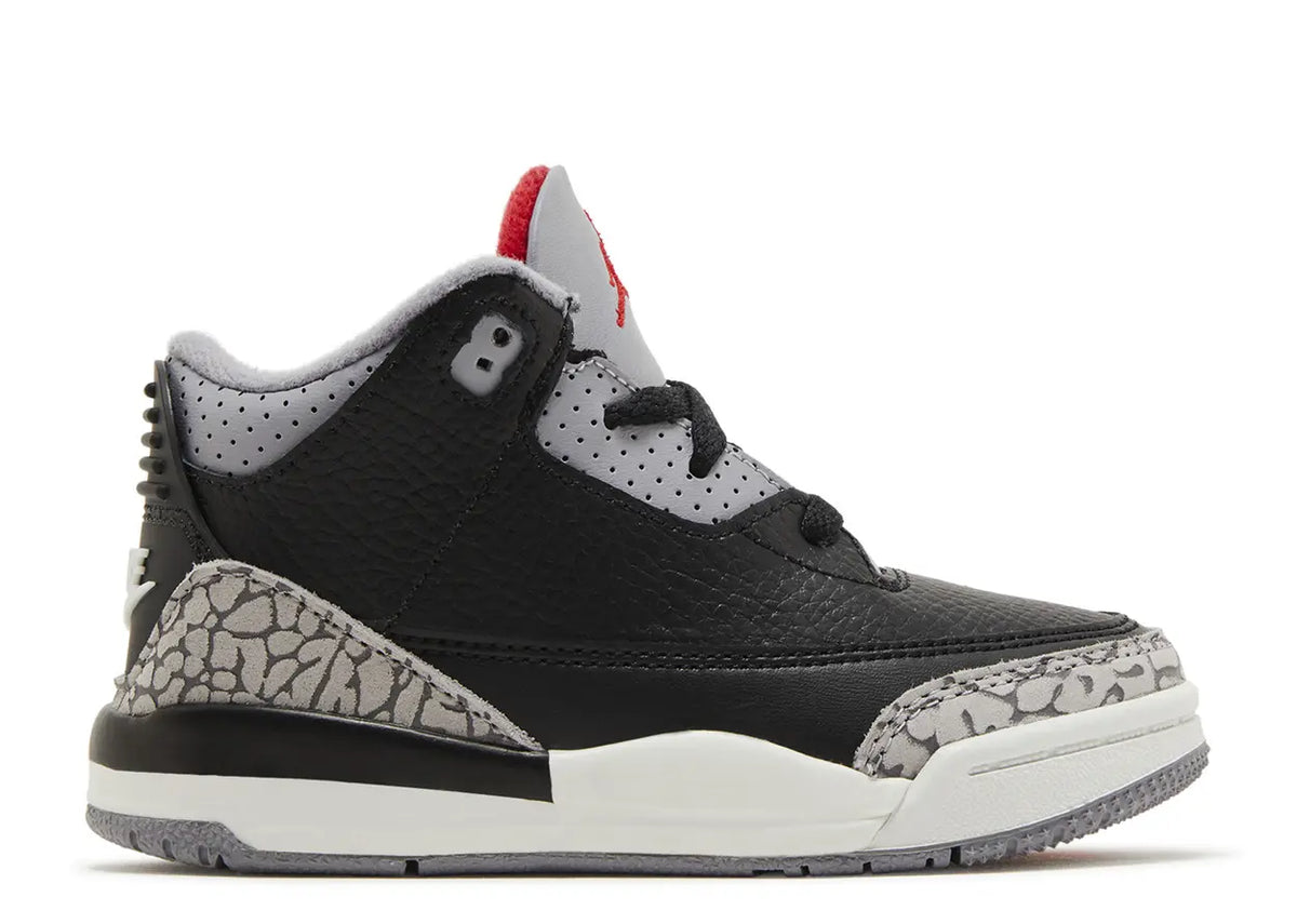 Air Jordan 3 Retro - Black Cement (2024) (TD) Air Jordan