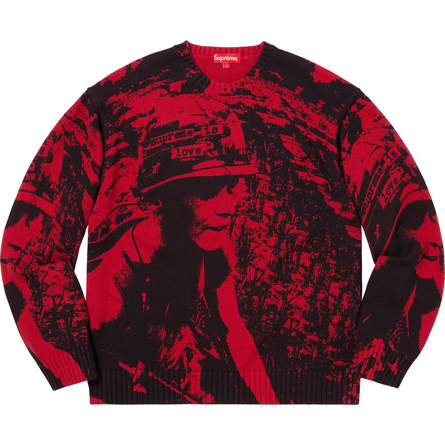 Supreme is Love Sweater - Red - Used Supreme