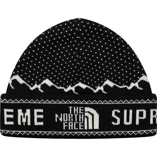Supreme The North Face Fold Beanie - Black Supreme