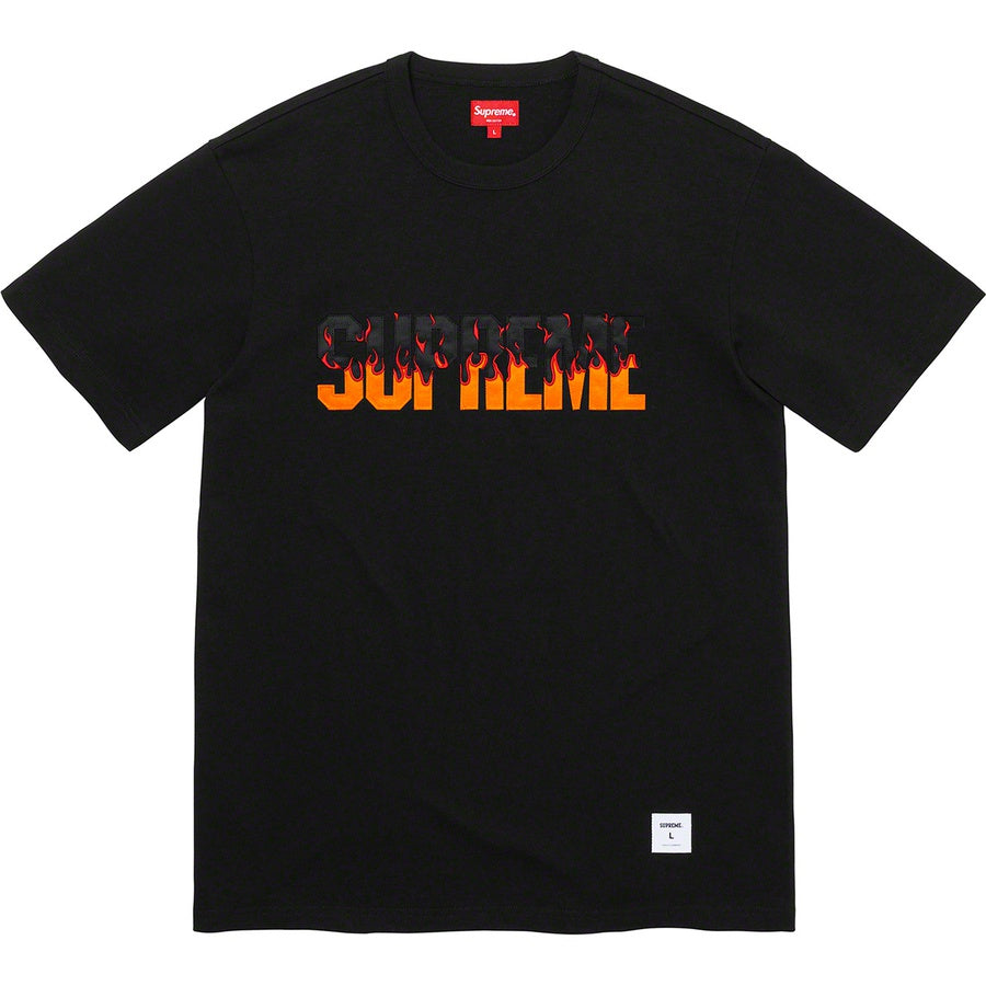 Supreme Flames S/S Top - Black Supreme