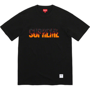Supreme Flames S/S Top - Black