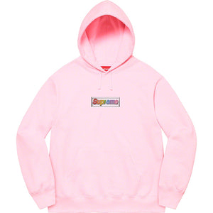 Supreme Bling Box Logo Hooded Sweatshirt (SS22) - Pink