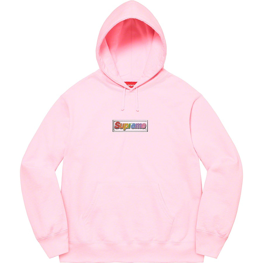 Supreme Bling Box Logo Hooded Sweatshirt (SS22) - Pink – Grails SF