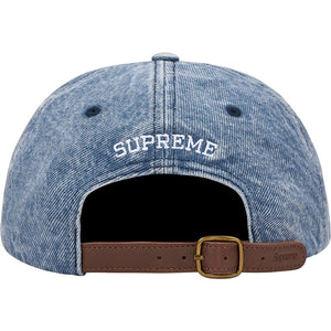 Supreme Burberry Denim 6-Panel - Washed Blue Supreme