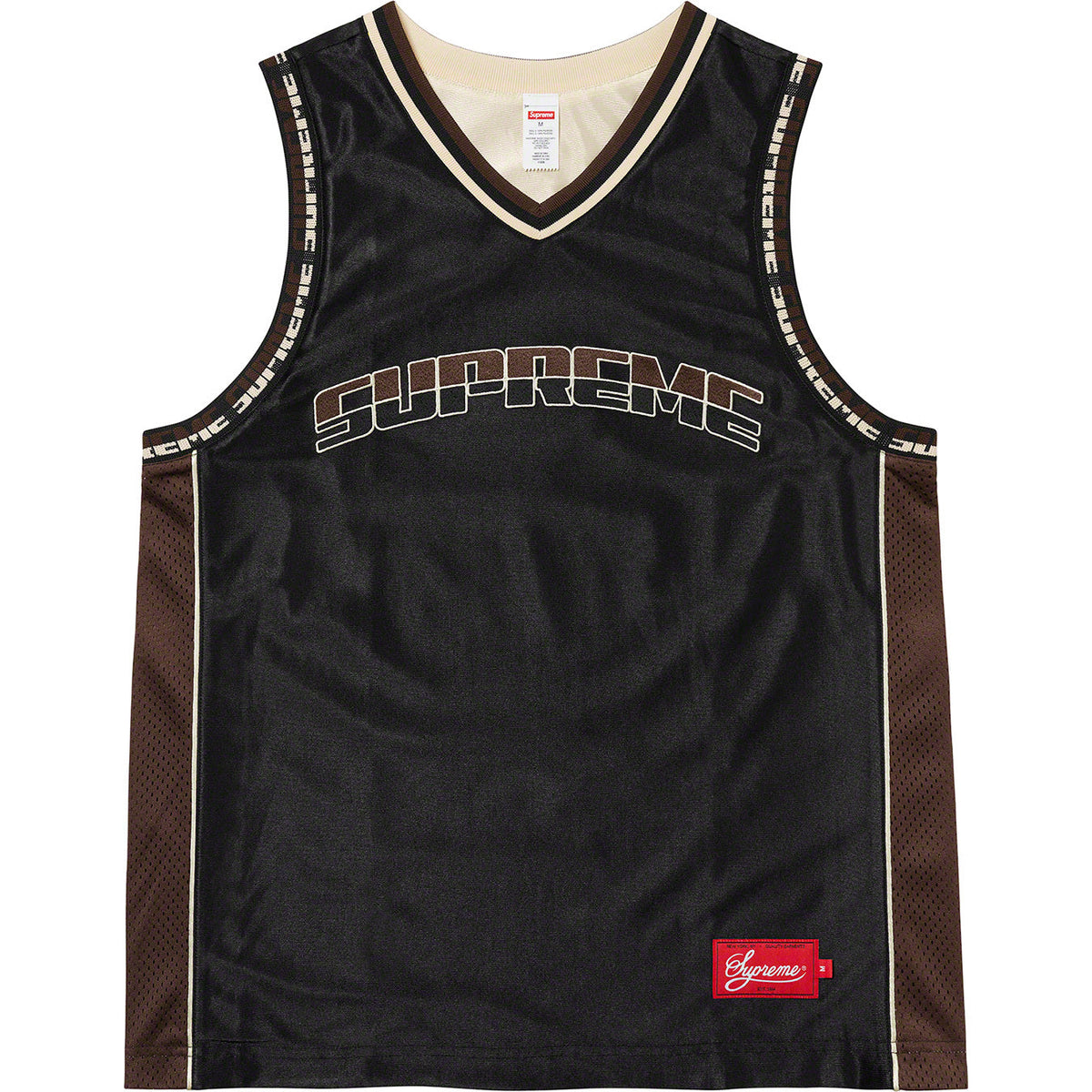Supreme Reversible Basketball Jersey - Black Supreme