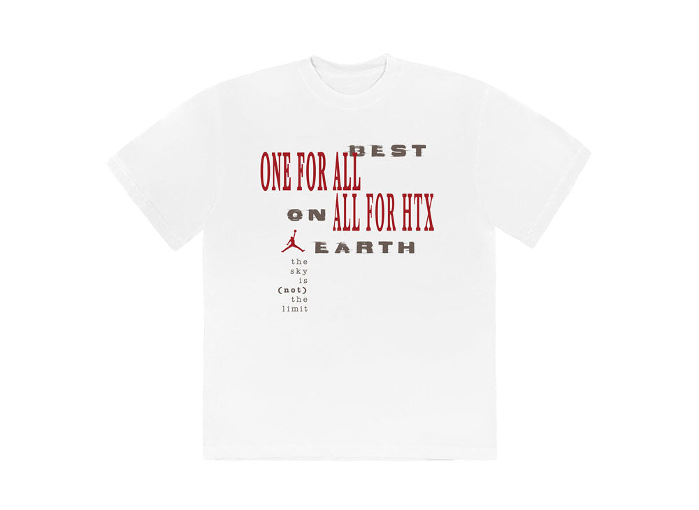 Air Jordan Travis Scott Best On Earth T-Shirt - White