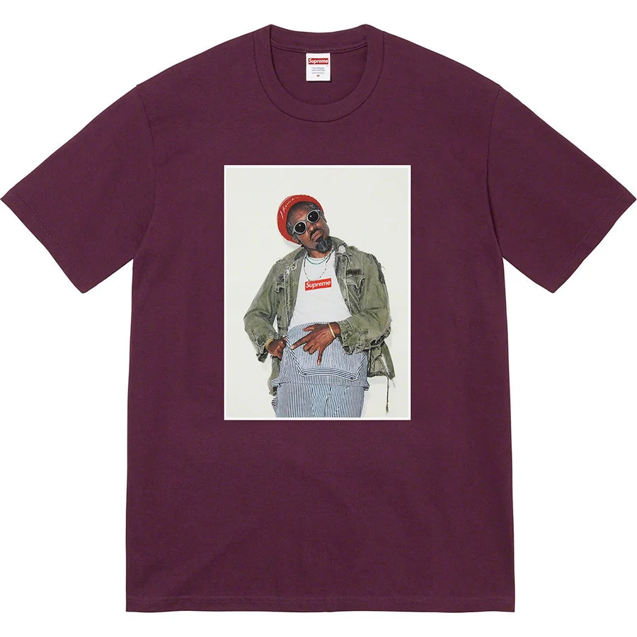 Supreme Andre 3000 Tee - Eggplant Supreme