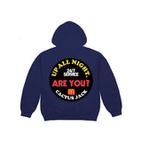 Travis Scott McDonald's Up All Night Sticker Hoodie - Navy - Used