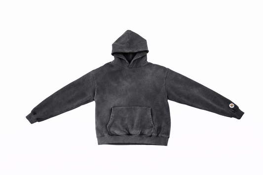 Grails SF Vintage Wash Black Pullover Hoodie grails sf