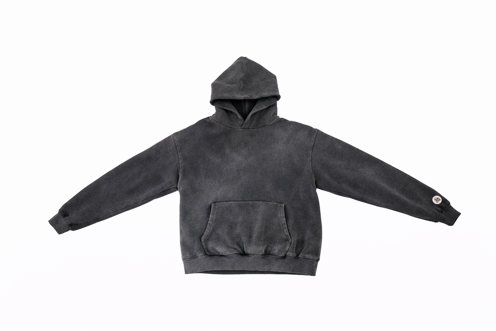 Grails SF Vintage Wash Black Pullover Hoodie grails sf