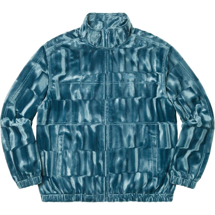 Supreme Velour Track Jacket - Slate - Used Supreme