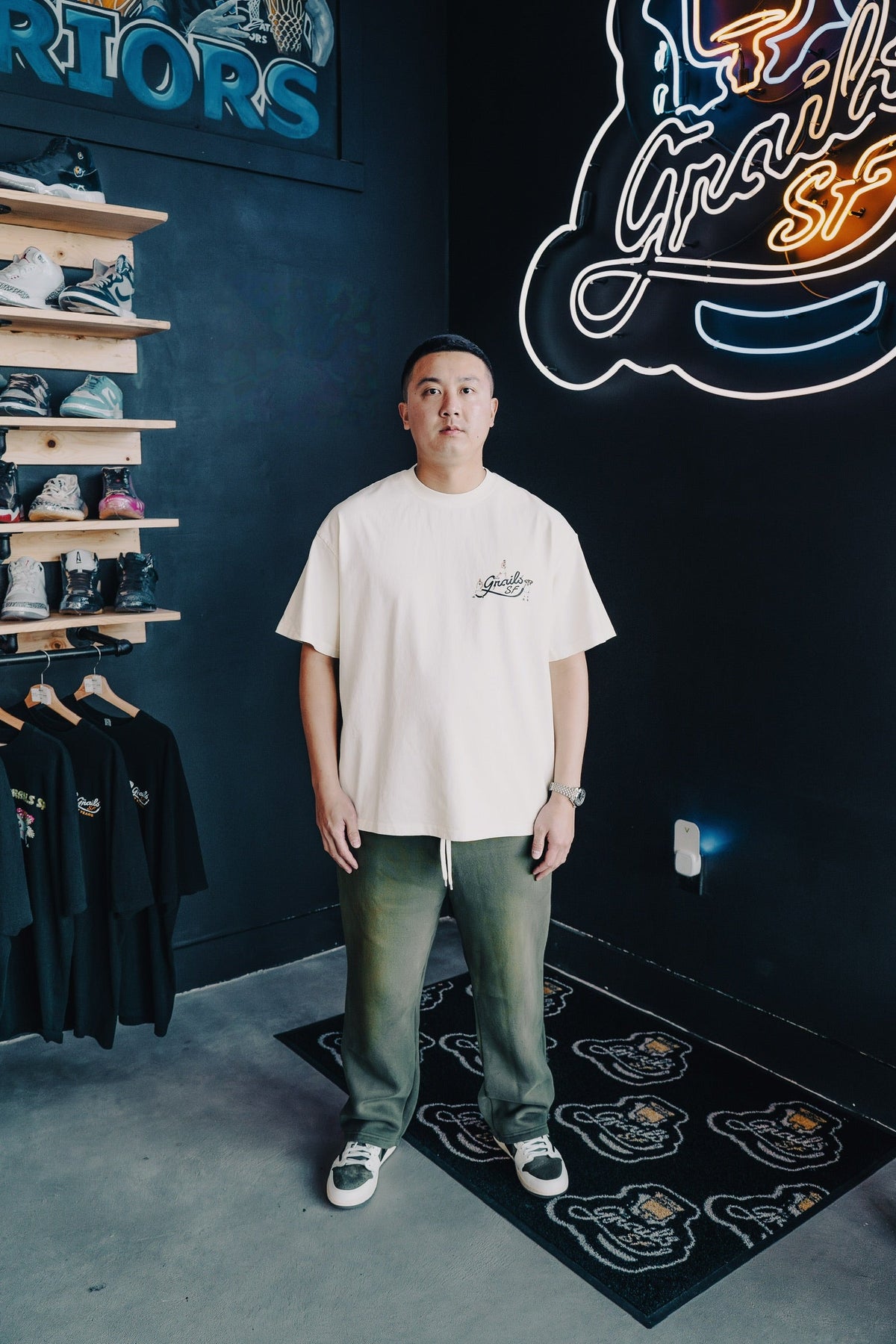 Grails SF Big 3 Scripted Font Tee grails sf