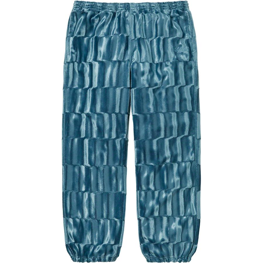 Supreme Velour Pants - Slate - Used Supreme