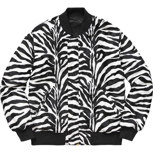 Supreme Contrast Stitch Reversible MA 1 Jacket - Black - Used Supreme