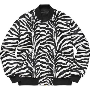 Supreme Contrast Stitch Reversible MA 1 Jacket - Black - Used Supreme